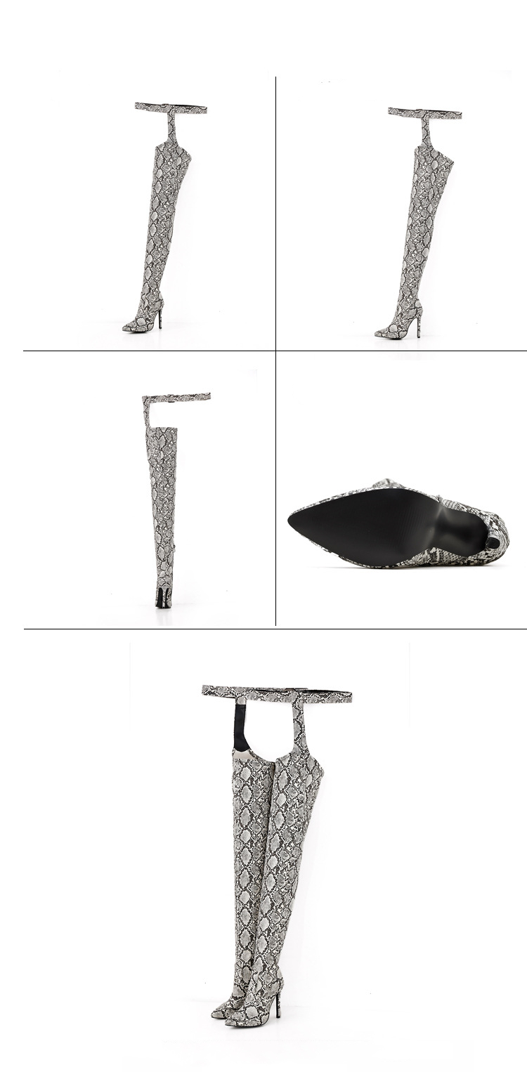 Damen neue Herbst- und Winter-All-in-One-Stiefel, Stiletto, spitze Zehen, sexy Overknee-Hosenstiefel, Stiefel mit hohen Absätzen_voghion.com
