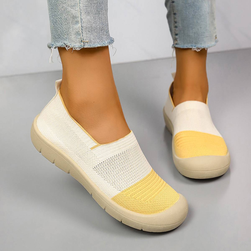 Die neuen flachen, atmungsaktiven Damenschuhe für den Herbst sind rutschfest und bequem für entspanntes Gehen_voghion.com