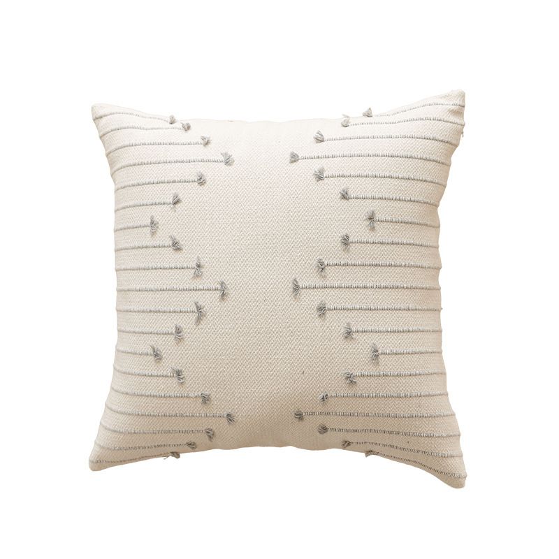 Kissenbezüge-Set aus Baumwolle im Bohemian-Stil – moderne, gestreifte dekorative Kissenbezüge für Sofa, Bett, Wohnzimmer_voghion.com