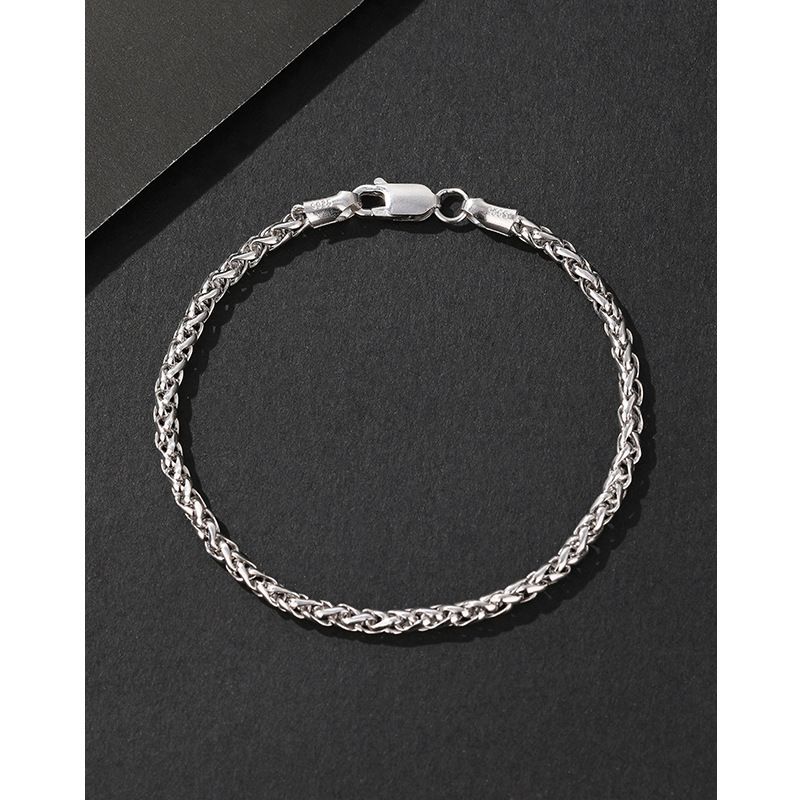 S Pure Sier 3.0 Round Chopard Bracelet Thick Chain Hip-Hop Trendy Personality Niche Men's Simple_voghion.com