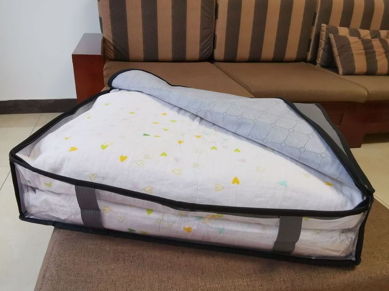 borsa portaoggetti per il fondo del letto borsa portaoggetti pieghevole in tessuto non tessuto borsa per imballaggio trapunta coperta_voghion.com