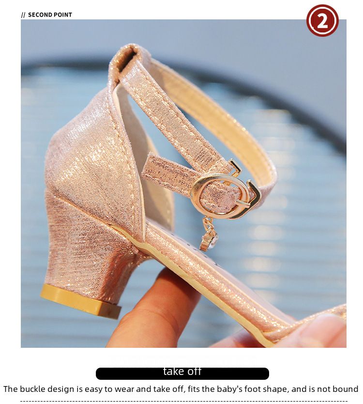 Mädchen Perlenlederschuhe 2023 Frühjahr und Sommer Neue atmungsaktive Prinzessinnenschuhe Strass weiche Sohle Einzelschuhe Prinzessinnenschuhe Lederschuhe_voghion.com