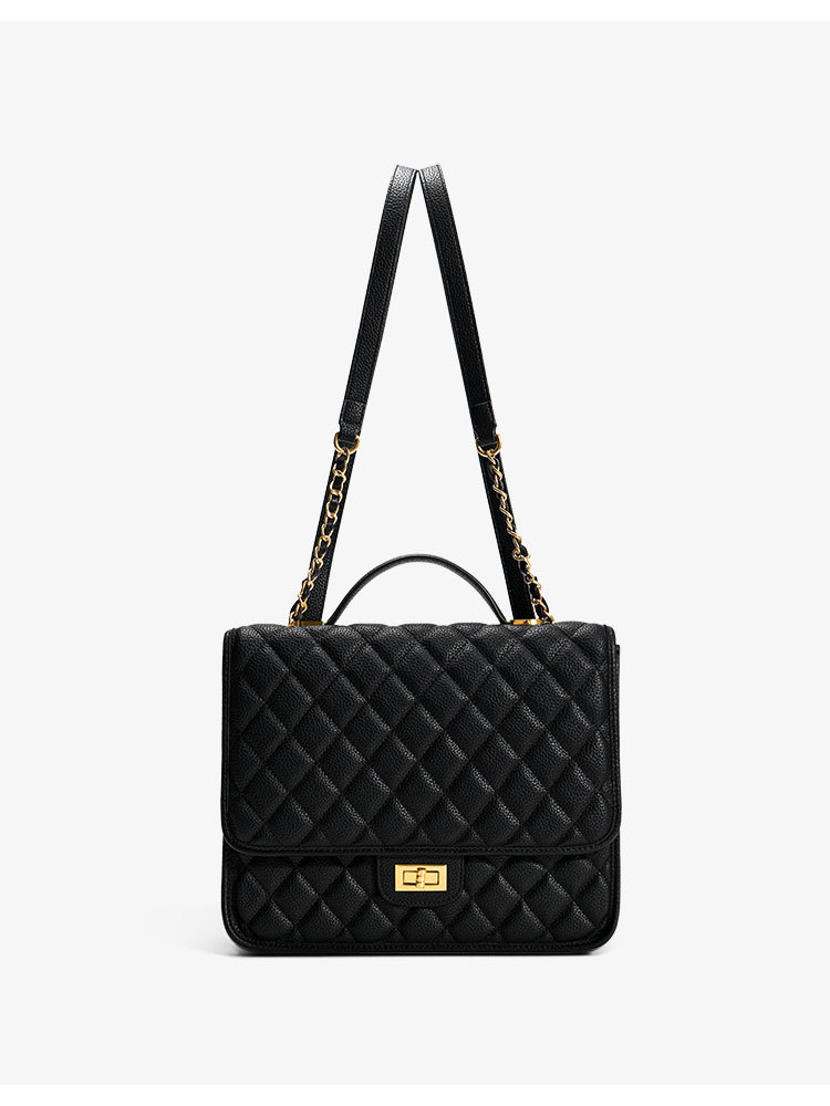 Ghana Preface Backpack Women's New High Capacity Commuting High end Feeling Foreign Small Fragrant Wind Lingcha Handbag_voghion.com
