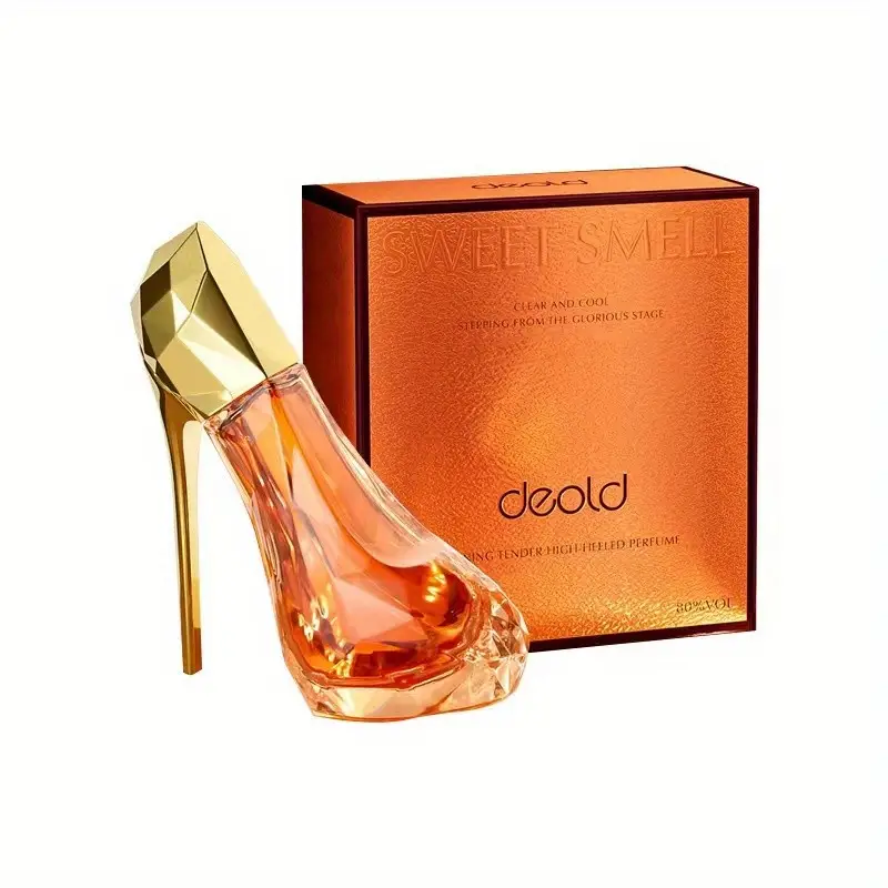 Coffret cadeau d'eau de toilette en vaporisateur High Heel pour femme, parfum rafraîchissant et durable aux senteurs florales et fruitées, parfum élégant pour les rendez-vous_voghion.com