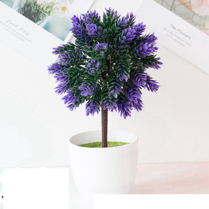 Fabrik direkt großhandel 51 mesh kugelförmigen kiefer und zypresse blätter mini hause dekoration ornamente bonsai topfpflanzen_voghion.com