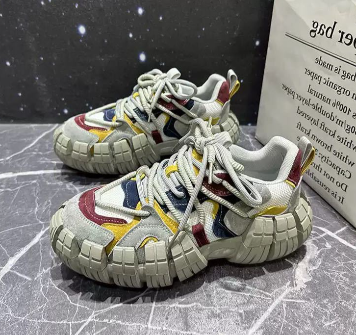 Goods Tire Thick Sole Retro Heavy Industry Dad Shoes Sports Shoes Net Red Leisure Ins Trend_voghion.com