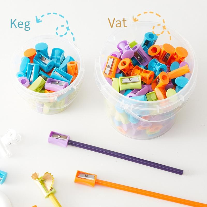 Bulk Pencil Sharpeners – Manual Plastic Pencil Sharpener For Students, Office & Home Use – Assorted Colors_voghion.com