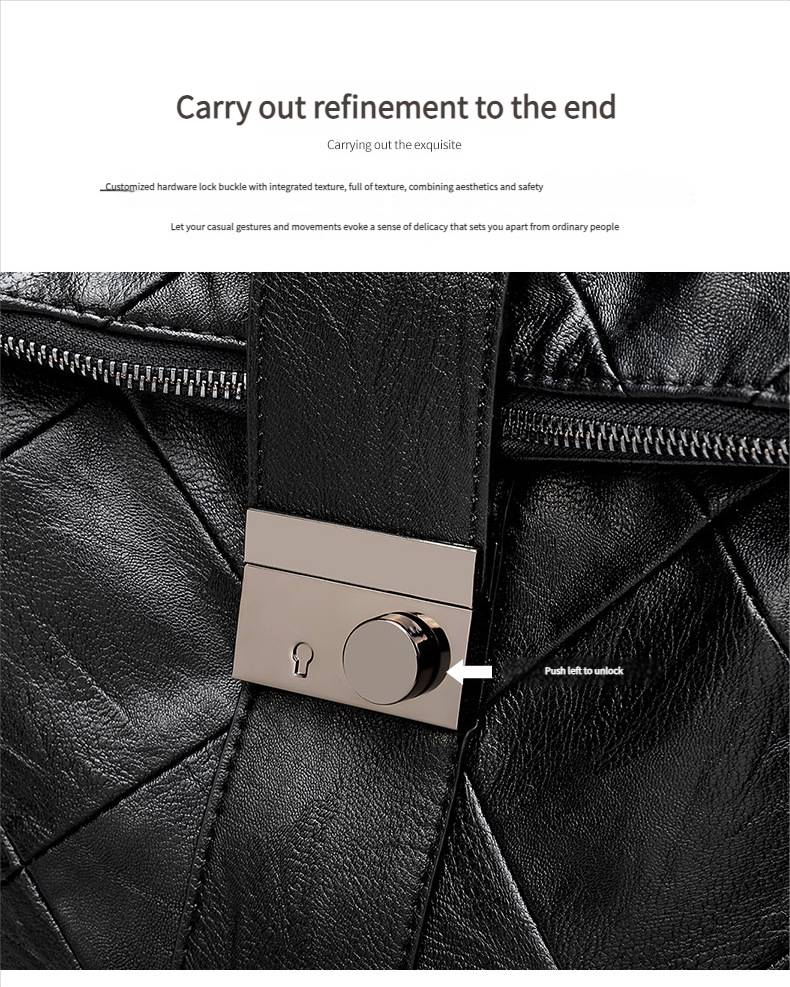 Women's Fashion Soft Skin Backpack For Travel, Anti-theft Pieced Together Design, Book Bag, Sling Bag, Trend In 2025_voghion.com