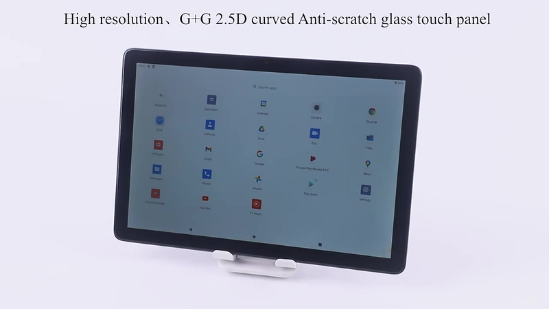 T70 10,1" IPS Android Tablet – 4G LTE, Octa-Core, 32 GB Speicher, Dual-SIM, GPS, Bluetooth (Silbergrau)_voghion.com