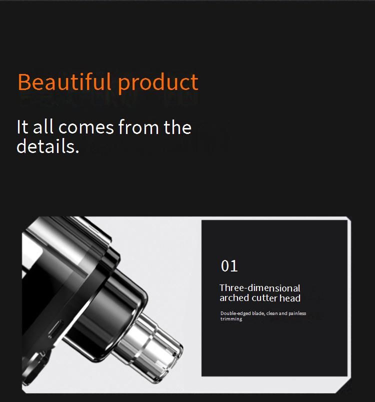 Tagliacapelli elettrico professionale per uomini e donne - Impermeabile, ricaricabile, portatile e indolore con lame staccabili_voghion.com