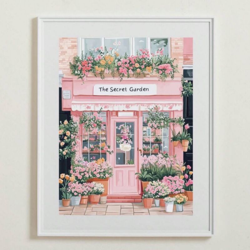 Framed Oil Core Poster Decorative Hanging Wall Canvas Print Painting_voghion.com