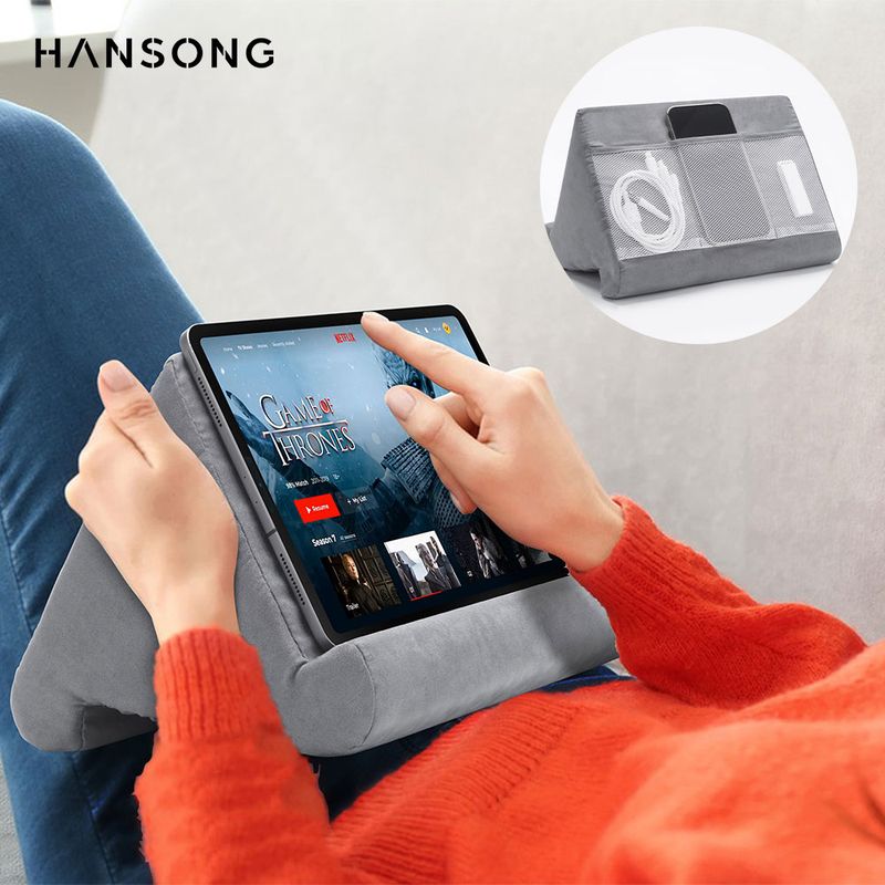 Tablet Stand Multifunctional Sponge Pillow Holder For IPad Xiaomi Samsung Huawei Tablets Mobile Phone Support Cushion_voghion.com