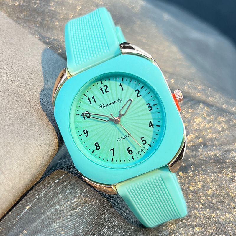 Orologio digitale con cassa rettangolare, bordo in metallo color caramella, orologio da scuola in silicone, regalo per lavoro, tutti i giorni, compleanno, anniversario, San Valentino_voghion.com