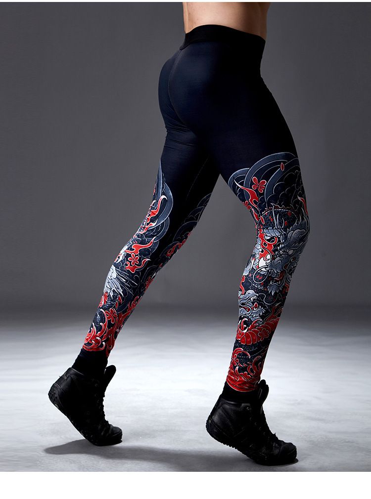 Men's Fitness Long Quick-Dry Training Running Sports Compression Basketball Bodybuilding Yoga Pants Base Layer_voghion.com