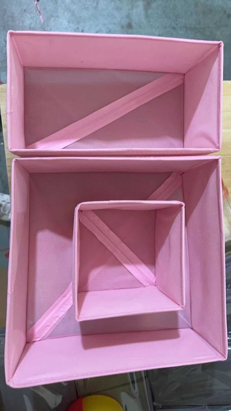 Unterwäsche-Aufbewahrungsbox, Haushaltsunterwäsche, Socken, drei in einer Trennwand, Aufbewahrungsbox für Kleiderschrank, BH, Schubladentyp, Trennwandbox_voghion.com