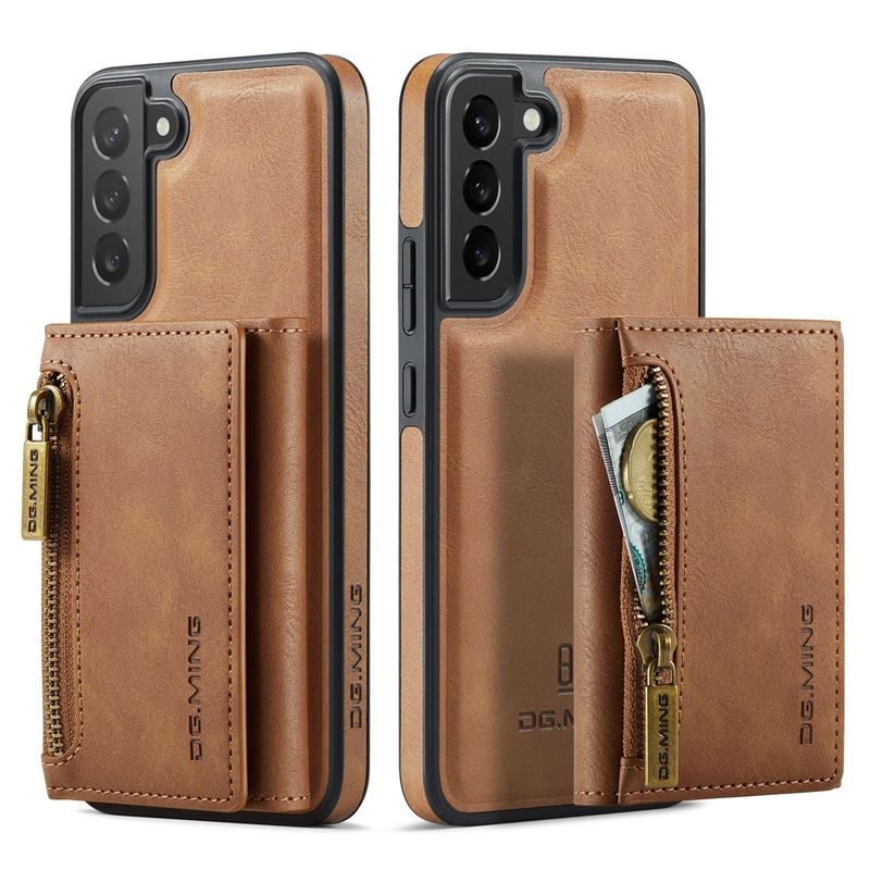 M5 Samsung S22 pretaizdzīšanas birstes RFID rāvējslēdzēja maka telefona maciņam S22 Plus magnētiskais piesūcekņa sadalītais aizsargmaciņš_voghion.com