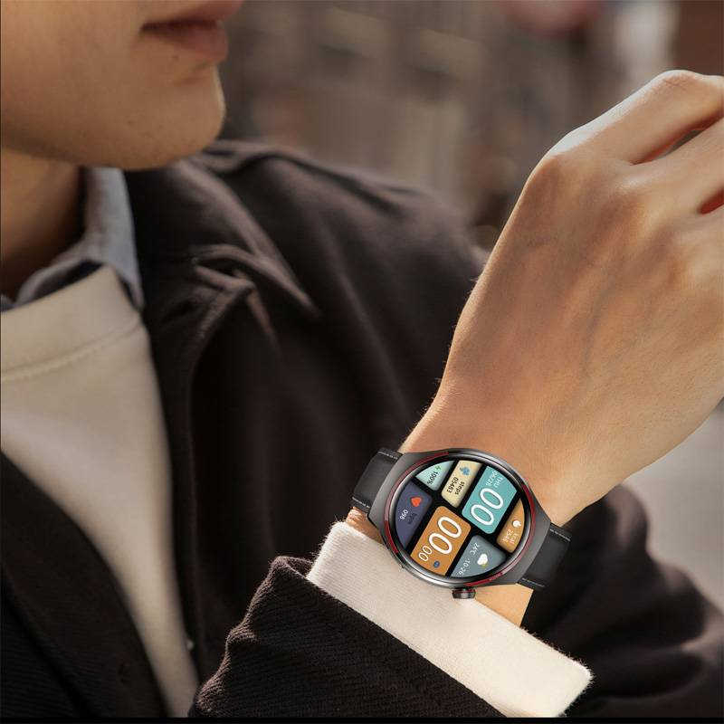 Uus Huawei GT4 Pro nutikell AMOLED HD ekraan meeste GPS-jälgija Bluetooth-kõne NFC kell 4 nutikell 2024 Android IOS_voghion.com