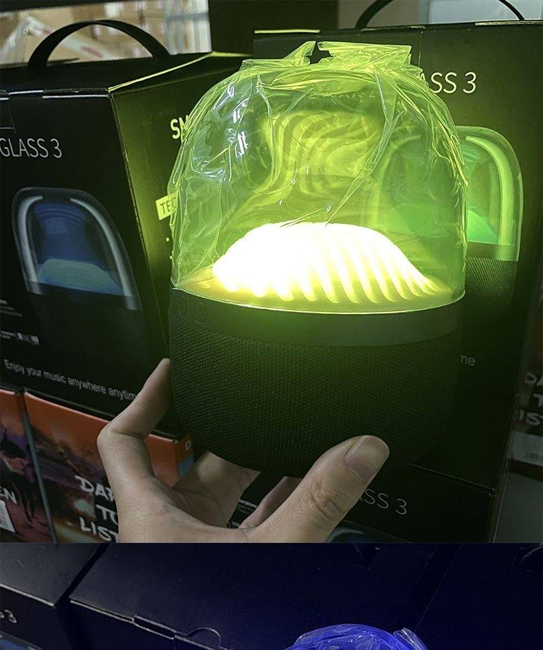 Alto-falante Bluetooth sem fio Harman Liuli de 3ª geração de última geração Subwoofer Crystal de 3ª geração Alto-falante de celebridade da Internet_voghion.com