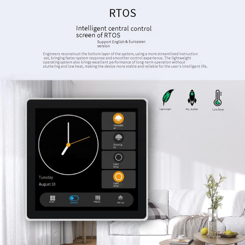 Tuya Smart Home 4 Way Control Panel Intelligent Zigbee Switch 86 Wireless Scene Panel_voghion.com