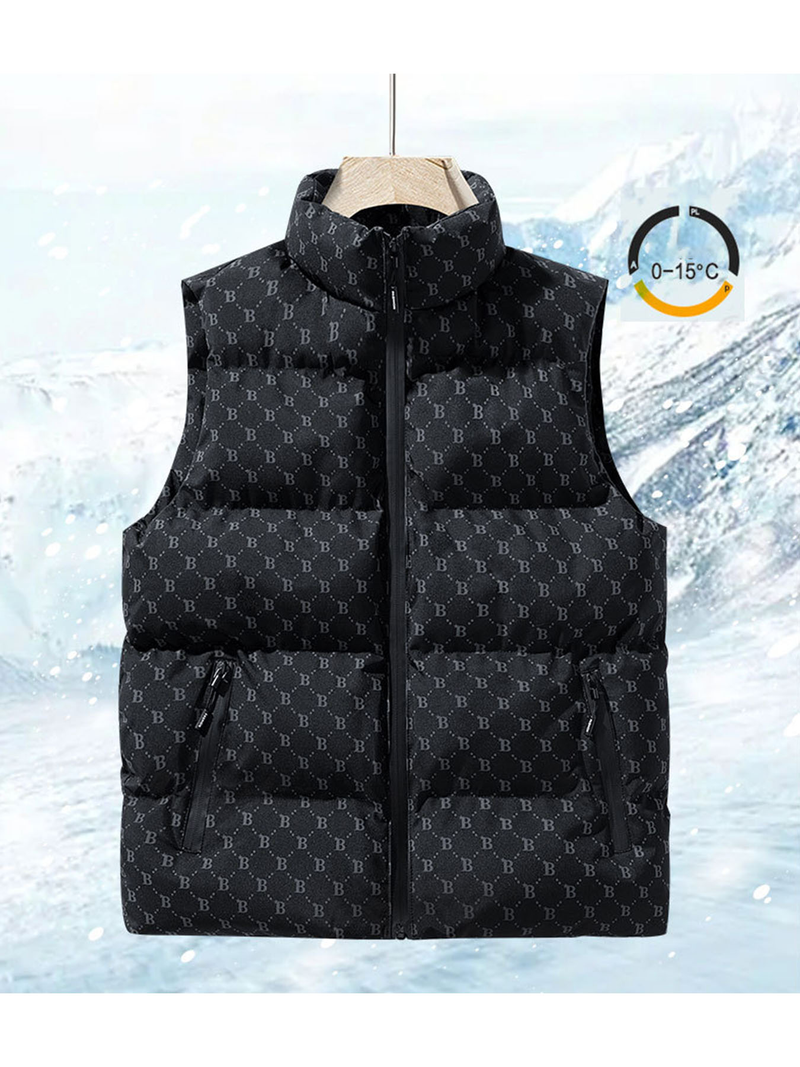 Nuovo gilet in cotone, gilet senza maniche da uomo, spesso, caldo, semplice, alla moda, versatile, giacca casual_voghion.com
