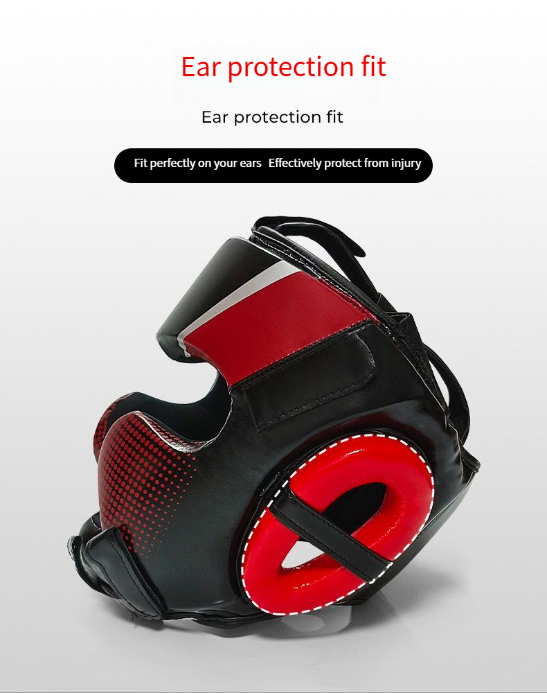 Premium Sanda & Combat Sports Protective Gear Set – Heavy-Duty PU Armor For Adults & Teens – Full Coverage Head/Elbow/Knee Protection_voghion.com