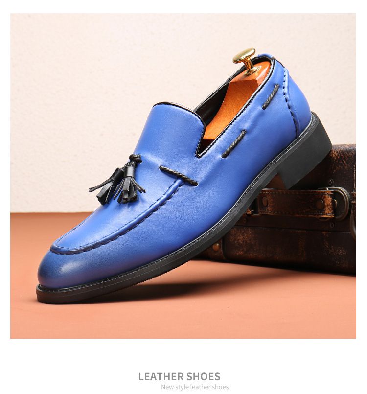 Herrenmode Quaste Weiche Mokassins Herren Echtleder Casual Loafers Outdoor Driving Flats Schuhe_voghion.com