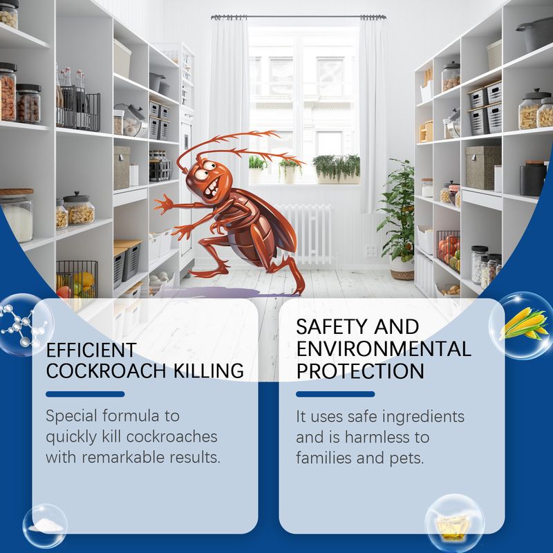 Jue-Fish Cockroach Bait, Cockroach Home Type Effective Cockroach Kill Kitchen Cockroach Paste Cockroach Kill Glue Bait_voghion.com