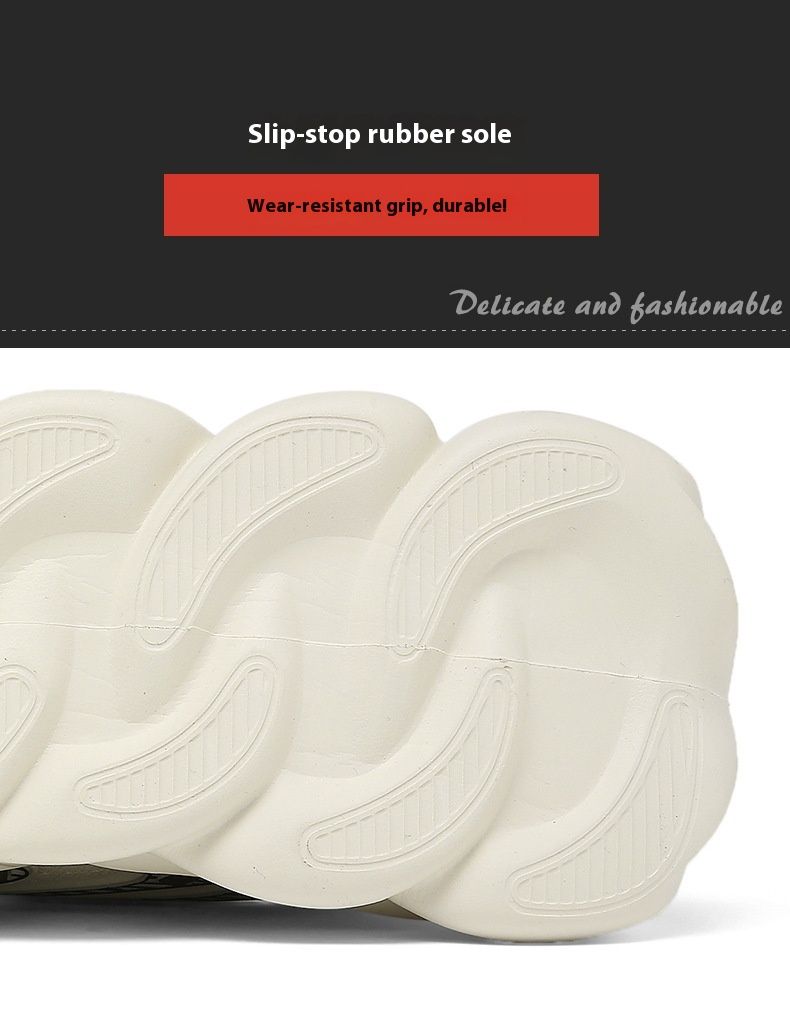 Scarpe sportive ultraleggere in gomma con bottoni rotanti, scarpe casual alla moda e versatili, comode da indossare all'aperto per coppie_voghion.com
