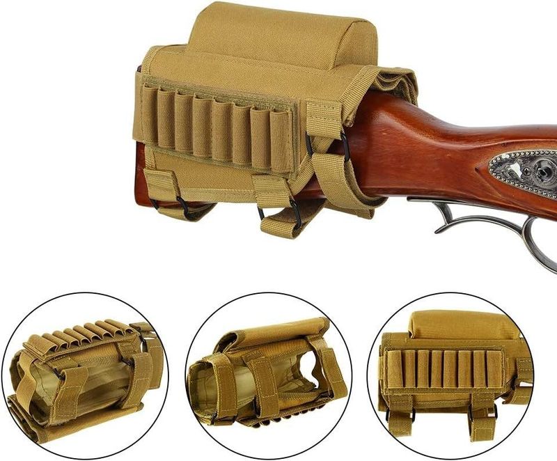 Multi-purpose Gun Bag 98k Bolt Tactical Rear Stock Hanging Bag Jaw Bag Bullet Bag Outdoor Gun Bag Accessory Bag_voghion.com