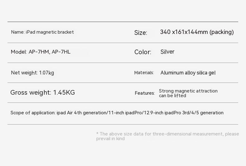 2025 Faltbarer magnetischer Ständer, verstellbarer Halter für iPad Pro 12.9/11 iPad Air 5/4/3. Rotationshalterung, Notizen machen_voghion.com