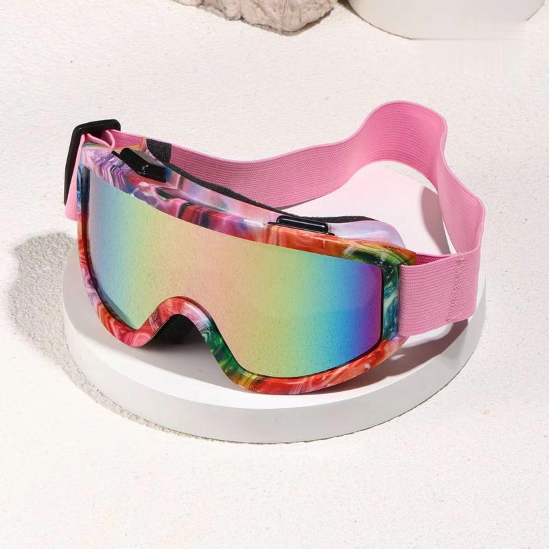 New Double-Layer Anti-Fog Mountaineering Ski Goggles Outdoor Large Frame Windproof Sandproof Colorful Polarized Sports_voghion.com