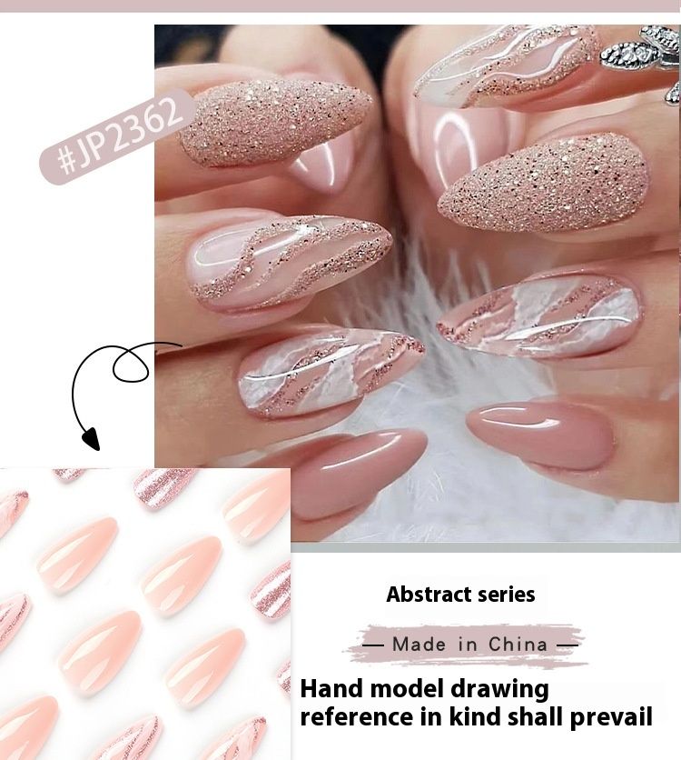 Indossare prodotti per smalto Gentle Bare Powder con polvere scintillante_voghion.com
