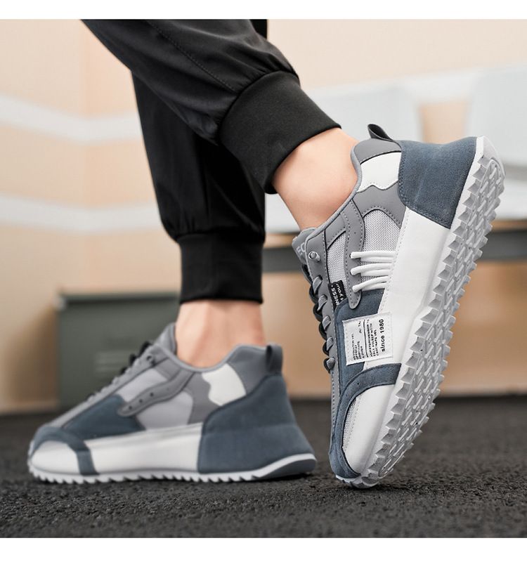 New Casual Shoes Men's Shoes Thick Soles Wear-resistant Sports Shoes_voghion.com