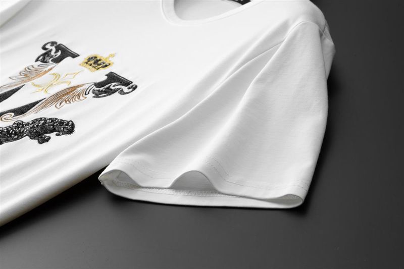 Herrenbekleidung Waren Sommer neue Mode Eis Seide weiß Kurzarm Anzug Männer Version der Jugend hübsche Stickerei zweiteiligen Anzug Männer_voghion.com