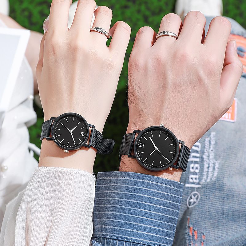 Orologi al quarzo da uomo Nuovi orologi da coppia al quarzo con cinturino in plastica Orologi da uomo e da donna_voghion.com