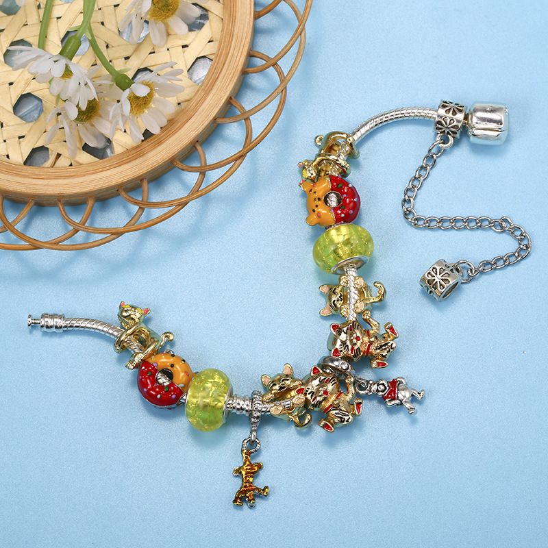Charm Bracelets Cartoon Animal Bracelet Female DIY Children's Bracelet_voghion.com