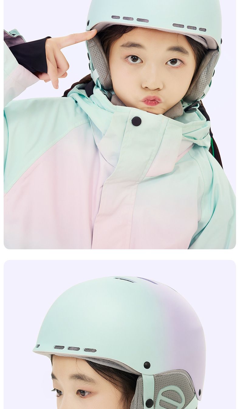 Oddivski Children's Collision Ski Hat Outdoor Sports Equipment Safety Snow Helmet_voghion.com