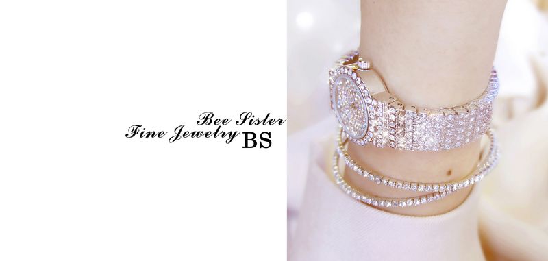 New light luxury chain watch small chain full of stars full of diamonds women's watch_voghion.com