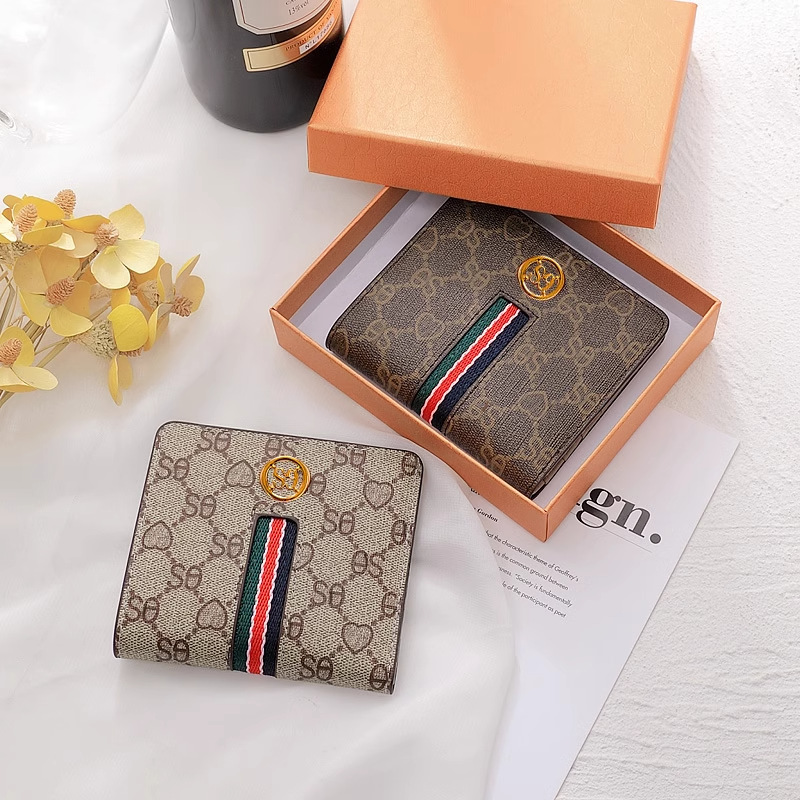 Women's Bags New Wallet Female Short Genuine Leather Multi Function Card Holder Simple Versatile Small Wallet Trend_voghion.com