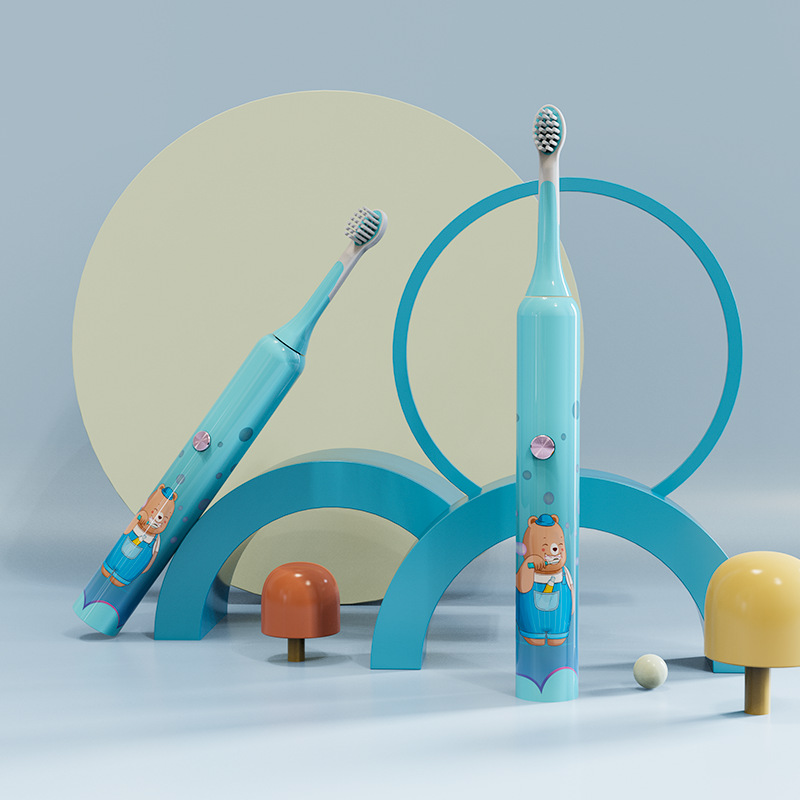 Kids Sonic Electric Toothbrush – 4 Modes, Magnetic Levitation, Ultra-Soft Bristles, 30+ Days Battery, Self-Cleaning & Quiet (36dB), Sky Blue_voghion.com