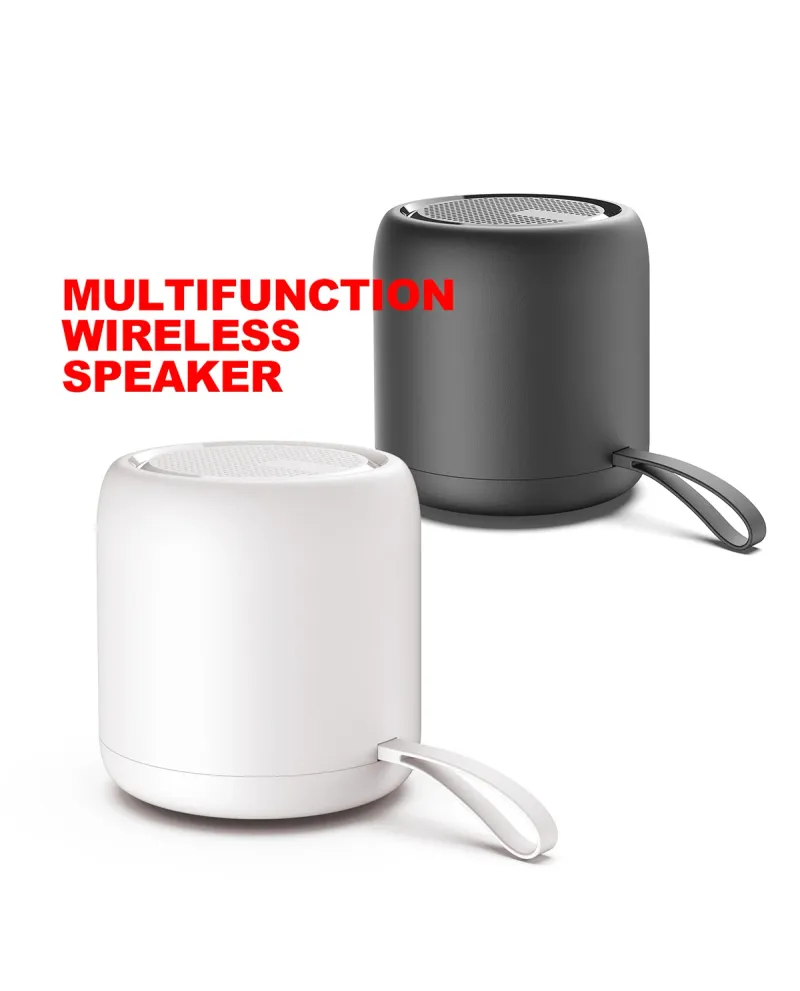 Bluetooth Mini Portable Subwoofer Audio Wireless Steel Gun Outdoor Small Speaker_voghion.com