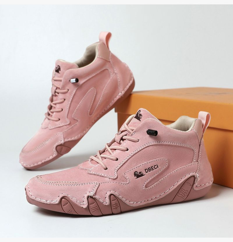High-top Large-size Women's Shoes First-layer Leather Women's Martin Boots Short Boots Sports And Leisure Shoes Versatile Leather Boots_voghion.com