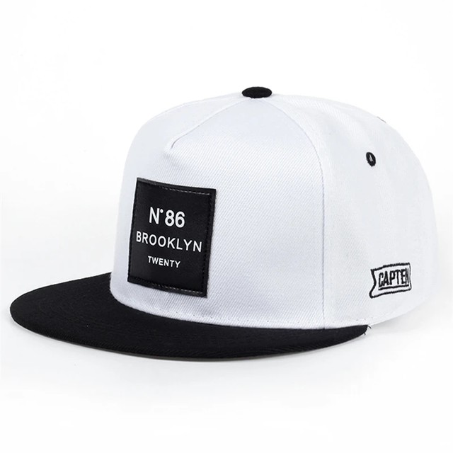 Men Women BROOKLYN Baseball cotton adjustable Snapback Hat Leather label N86 Hip Hop Caps Sun Hat Unisex Trucker Hats_voghion.com