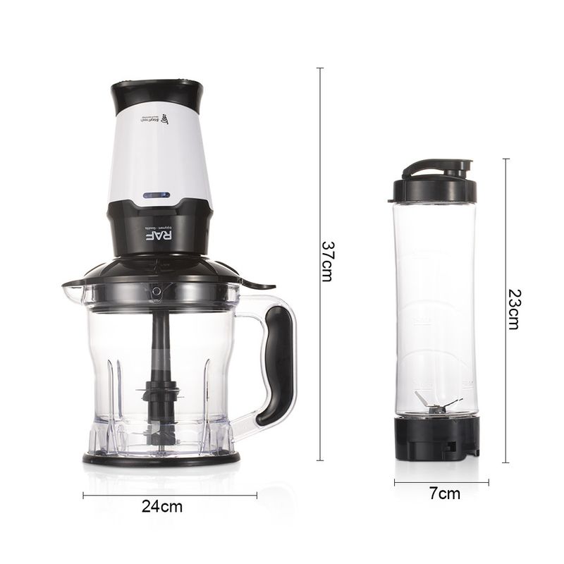 RAF EU-Standard 1,5 l Hochgeschwindigkeitsmixer, multifunktionaler 2-in-1-Entsafter für Obst und Gemüse für den Haushalt_voghion.com