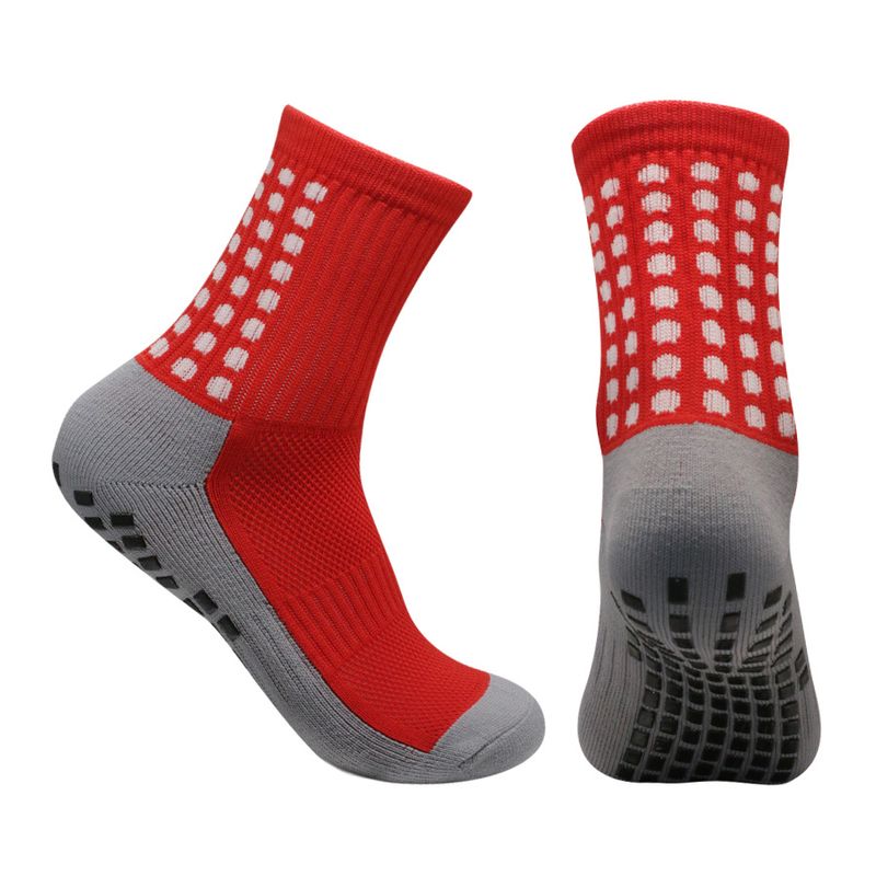 Sporta zeķes, futbola zeķes, biezas, ar dvieli apakšmalu, neslīdošas zeķes, skriešanas zeķes, basketbola zeķes, riteņbraukšanas zeķes, vidēja izmēra caurulītes, punktētas jogas zeķes_voghion.com