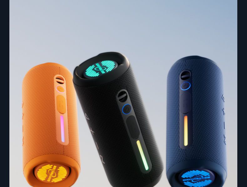 Wanyinba M6 Bluetooth 30W Power Super Bass Outdoor Large Volume High-Quality Portable Speaker_voghion.com