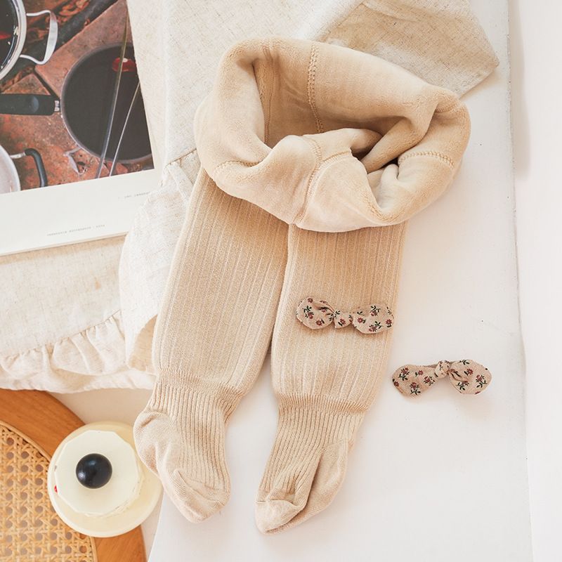 Vêtements pour enfants Collants épais en velours pour enfants d'hiver pour filles Leggings chauds pour bébé de couleur Maillard_voghion.com