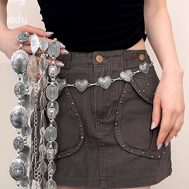 Bohemian Metal Butterfly Ethnic Style Waist Chain Women's Accessory Dress 2025 New Thin Belt_voghion.com