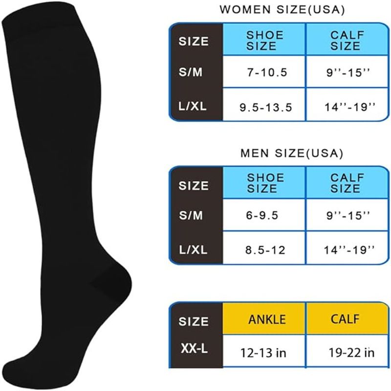 Set di calze elastiche sportive a compressione_voghion.com