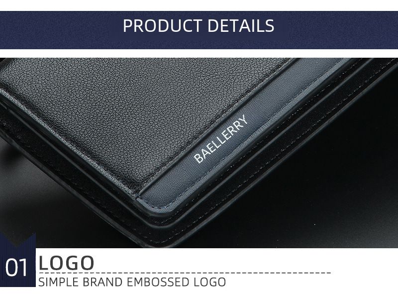 baellerry męska kopertówka nowa wielofunkcyjna długa portfel na wiele kart zamek błyskawiczny biznesowa torebka_voghion.com